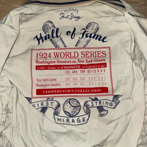 Vintage Washington Senators Mirage Cooperstown Collection Bomber Jacket - Picture 6 of 7